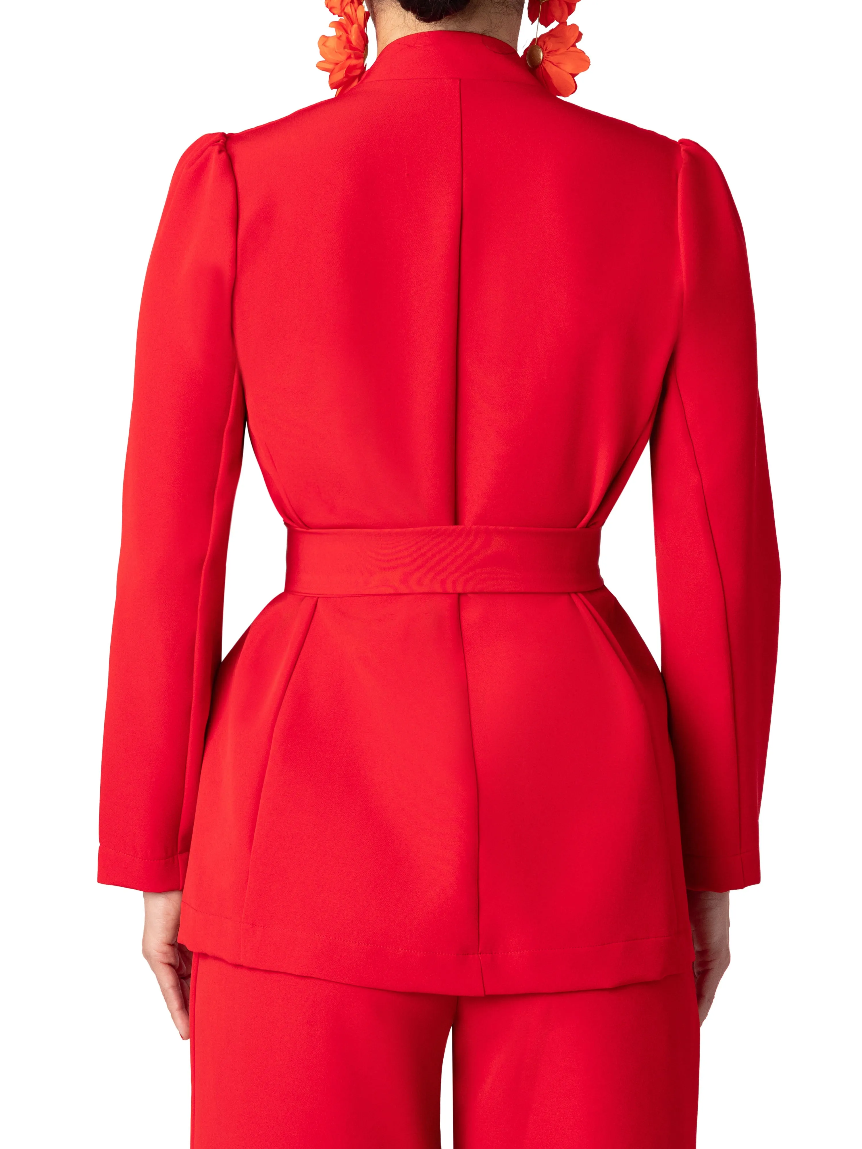 "Honor" Unlined Red Blazer