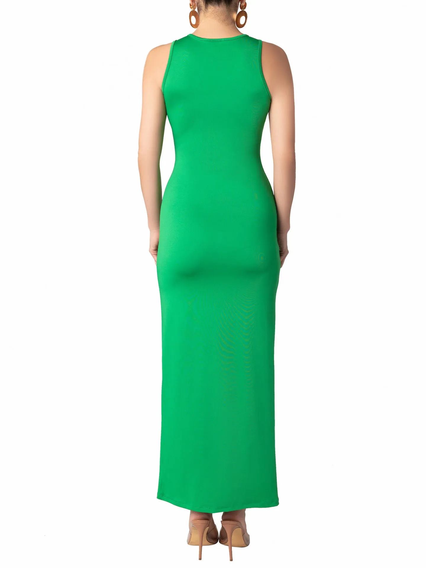 "Reflection" Green Tank Dress