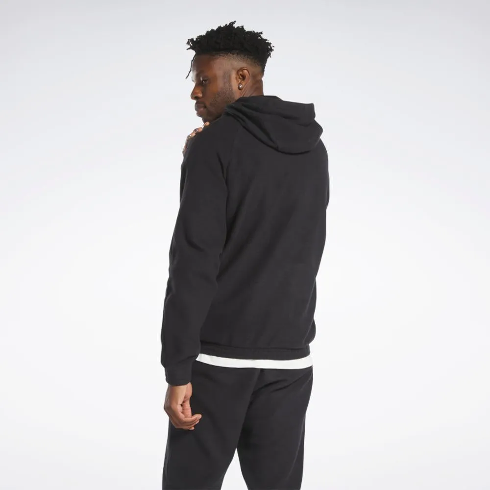 Reebok Apparel Men Classics Wardrobe Essentials Hoodie BLACK