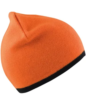 Reversible fashion fit hat | Bright Orange/Black