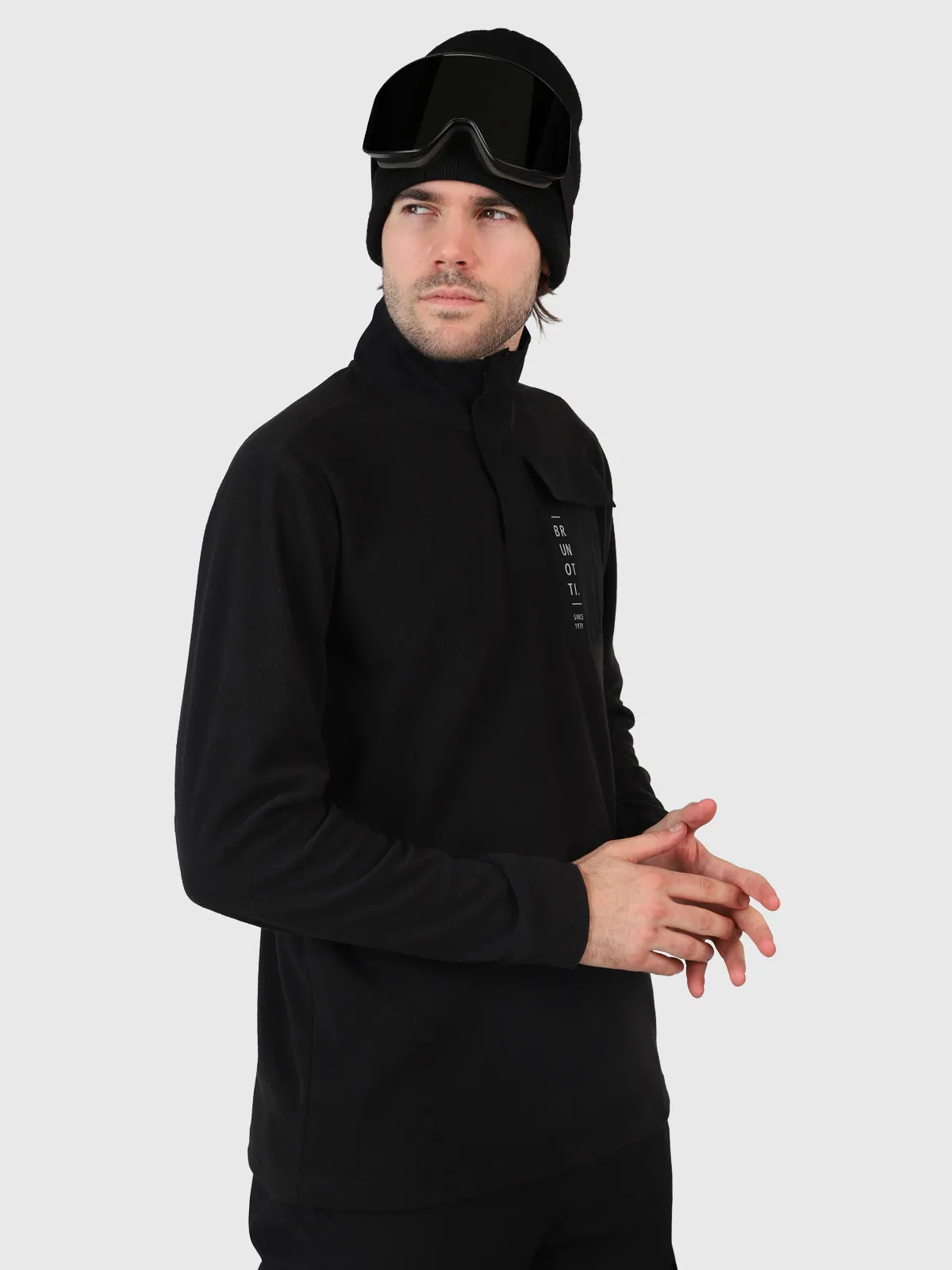 Rock Men Fleece | Black