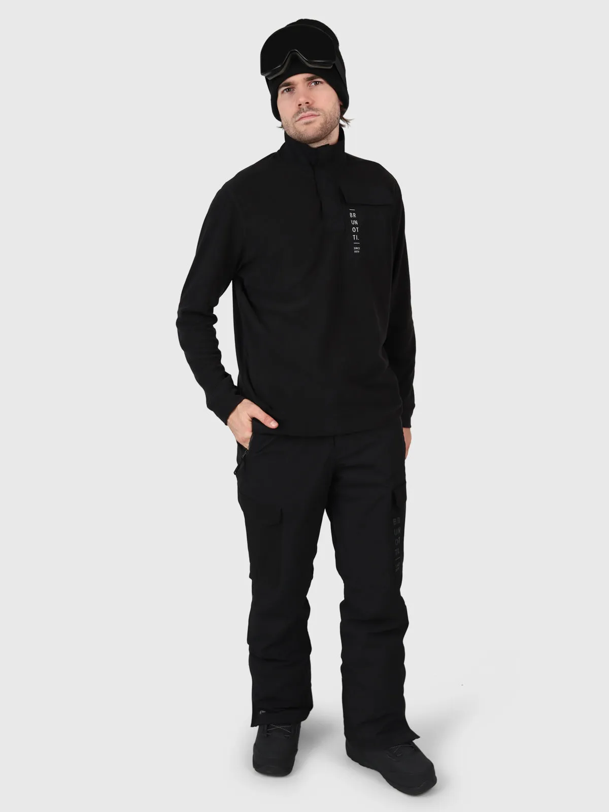 Rock Men Fleece | Black