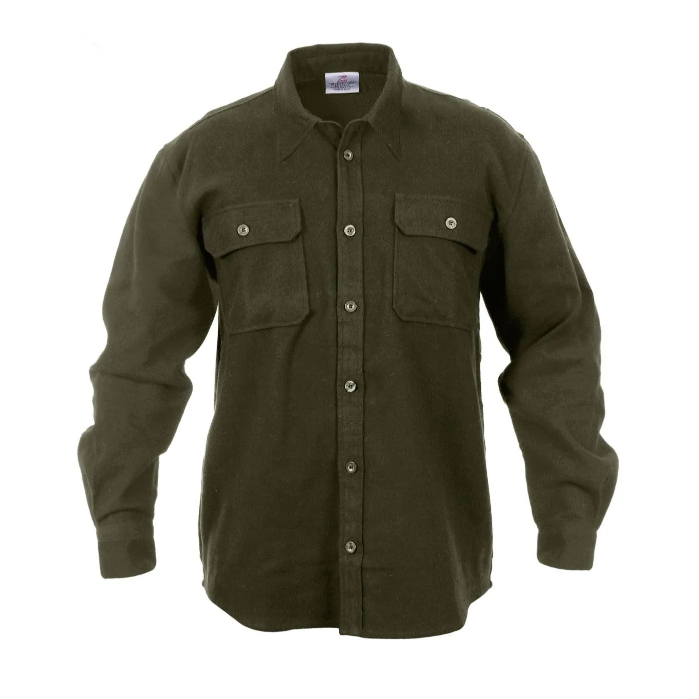 Rothco Heavy Weight Solid Flannel Shirt