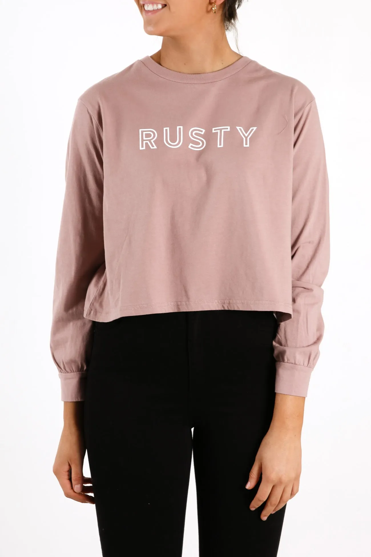 Rusty Must Essentials Long Sleeve Tee Lilac Dusk