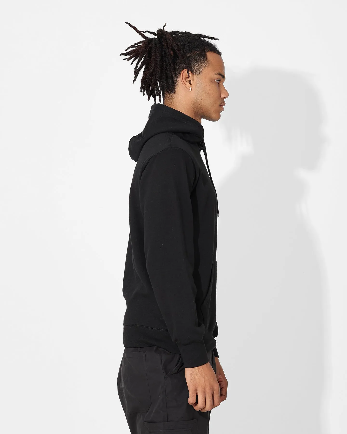 Saint Morta College Drip Hoodie Black