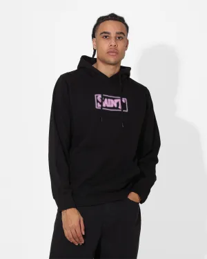 Saint Morta Neon Logo Hoodie Black