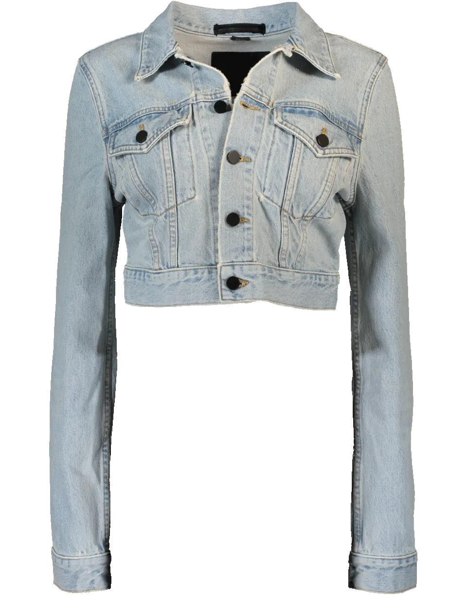 Shrunken Cropped Denim Jacket