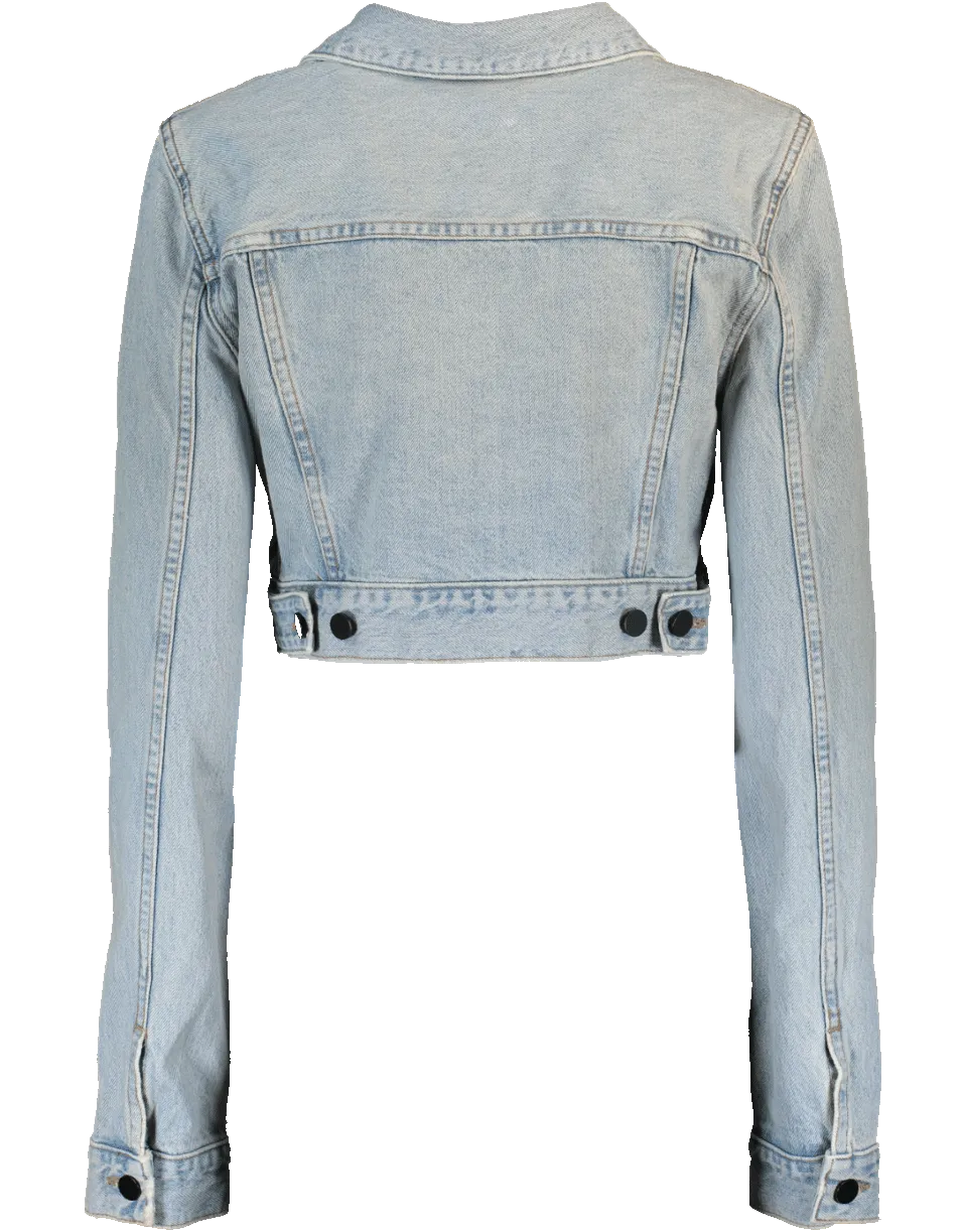 Shrunken Cropped Denim Jacket