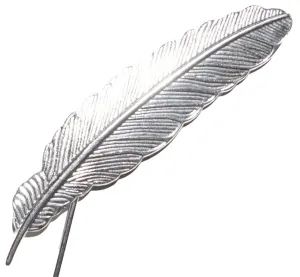 Silver Feather of Truth Lapel Pin