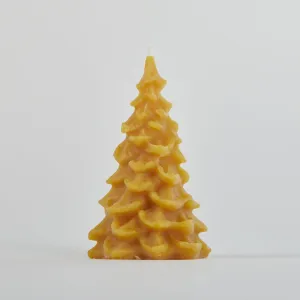 Small Natural Evergreen Tree Candle