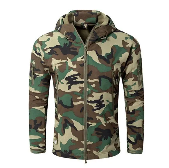 Stay Protected in Any Weather with Our Army Camouflage Military Jacket