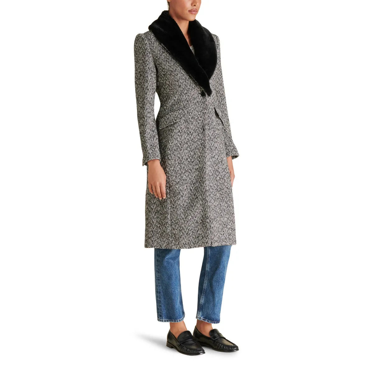 Steve Madden Dienne Tweed Coat