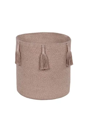 STORAGE BASKET FRINGES WOODY NUDE