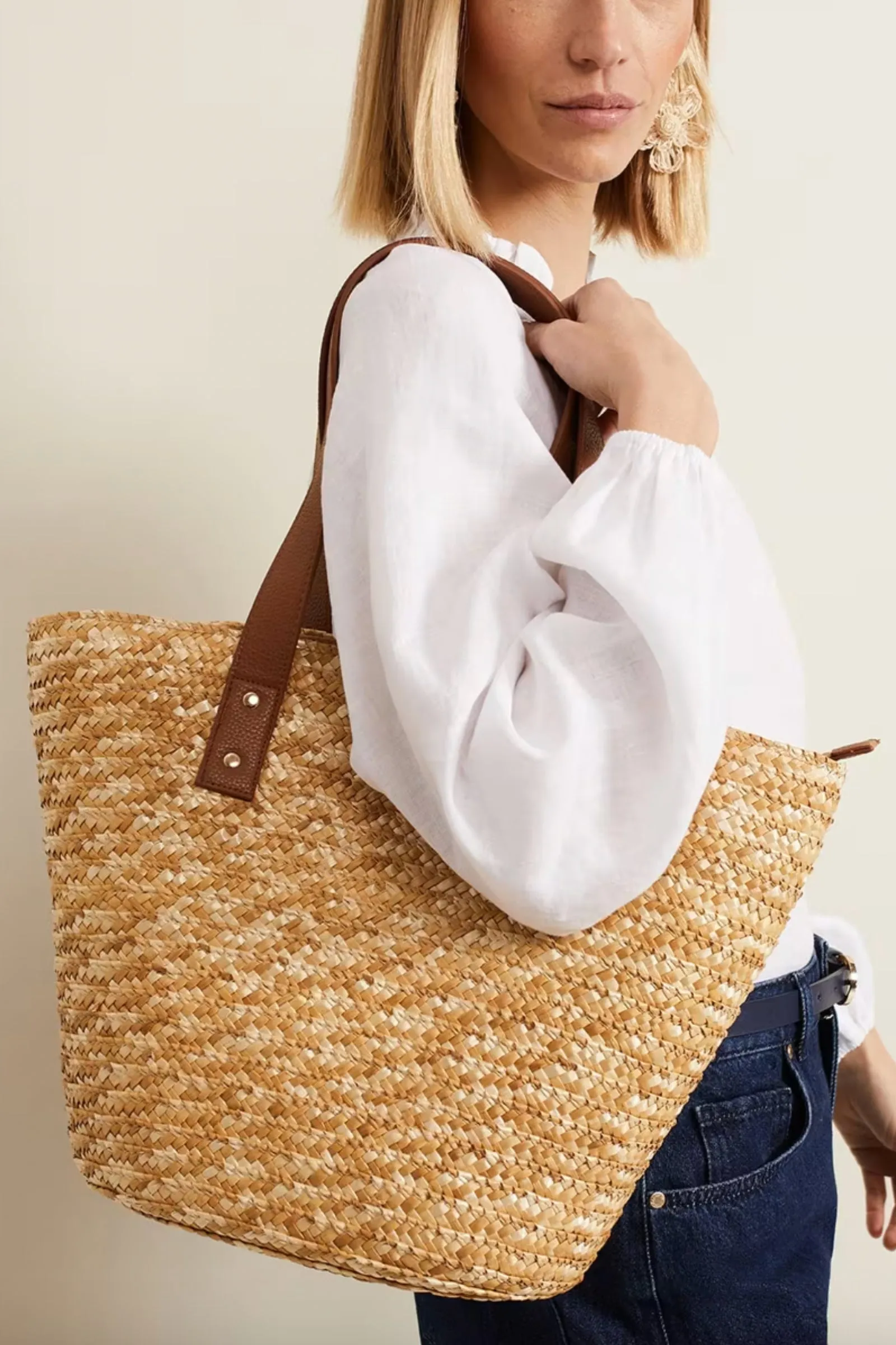 Straw Shoulder Bag