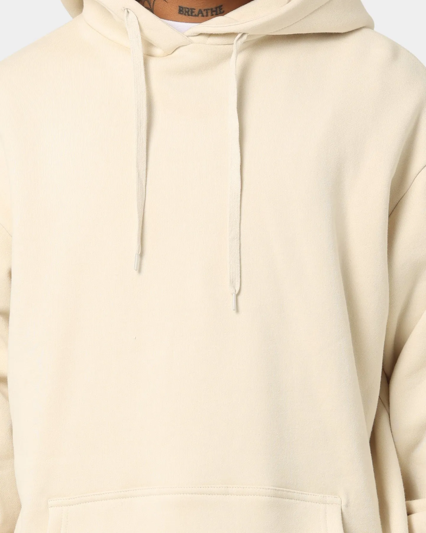 Stussy Back Appliqué 50/50 Hoodie Cream