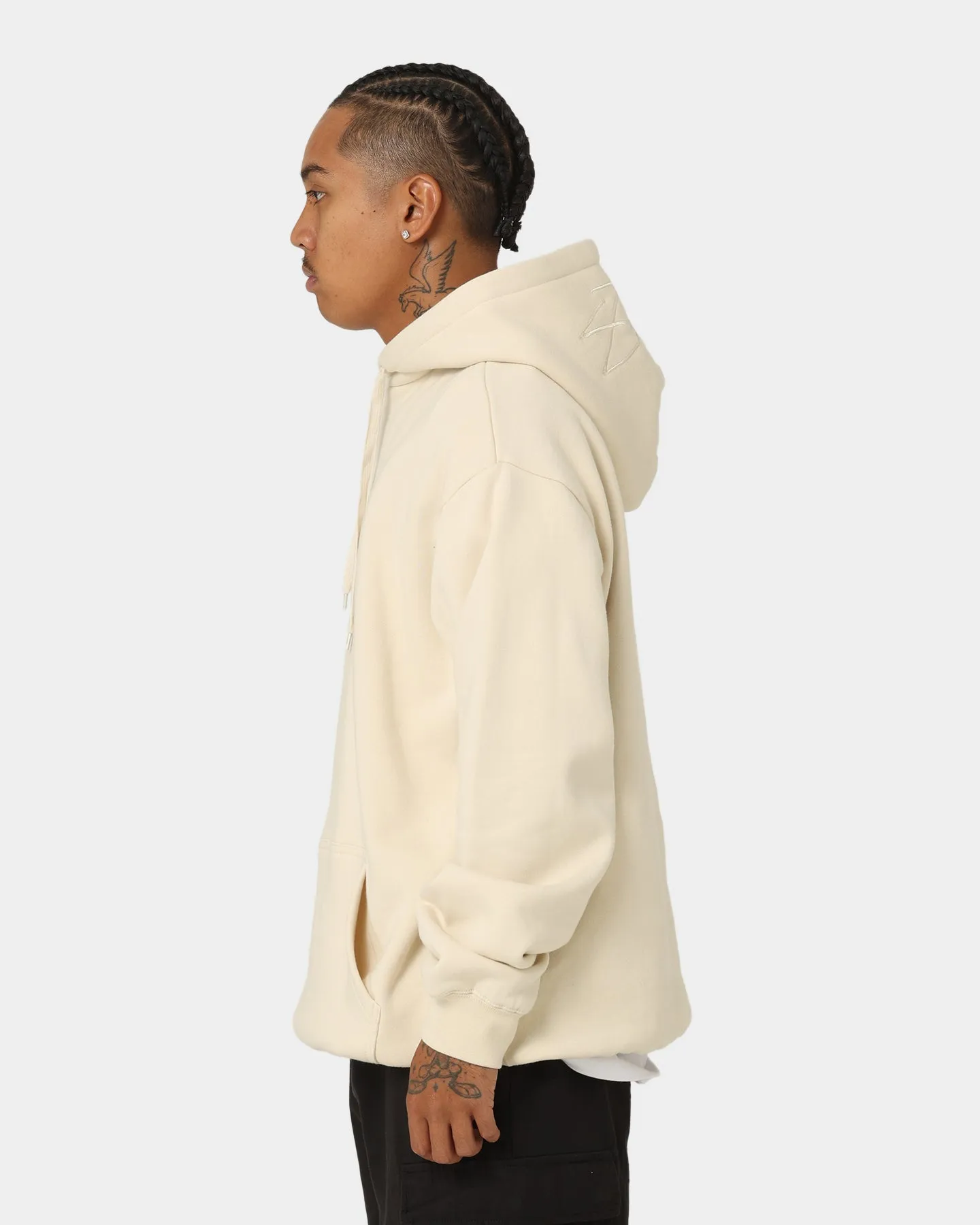 Stussy Back Appliqué 50/50 Hoodie Cream