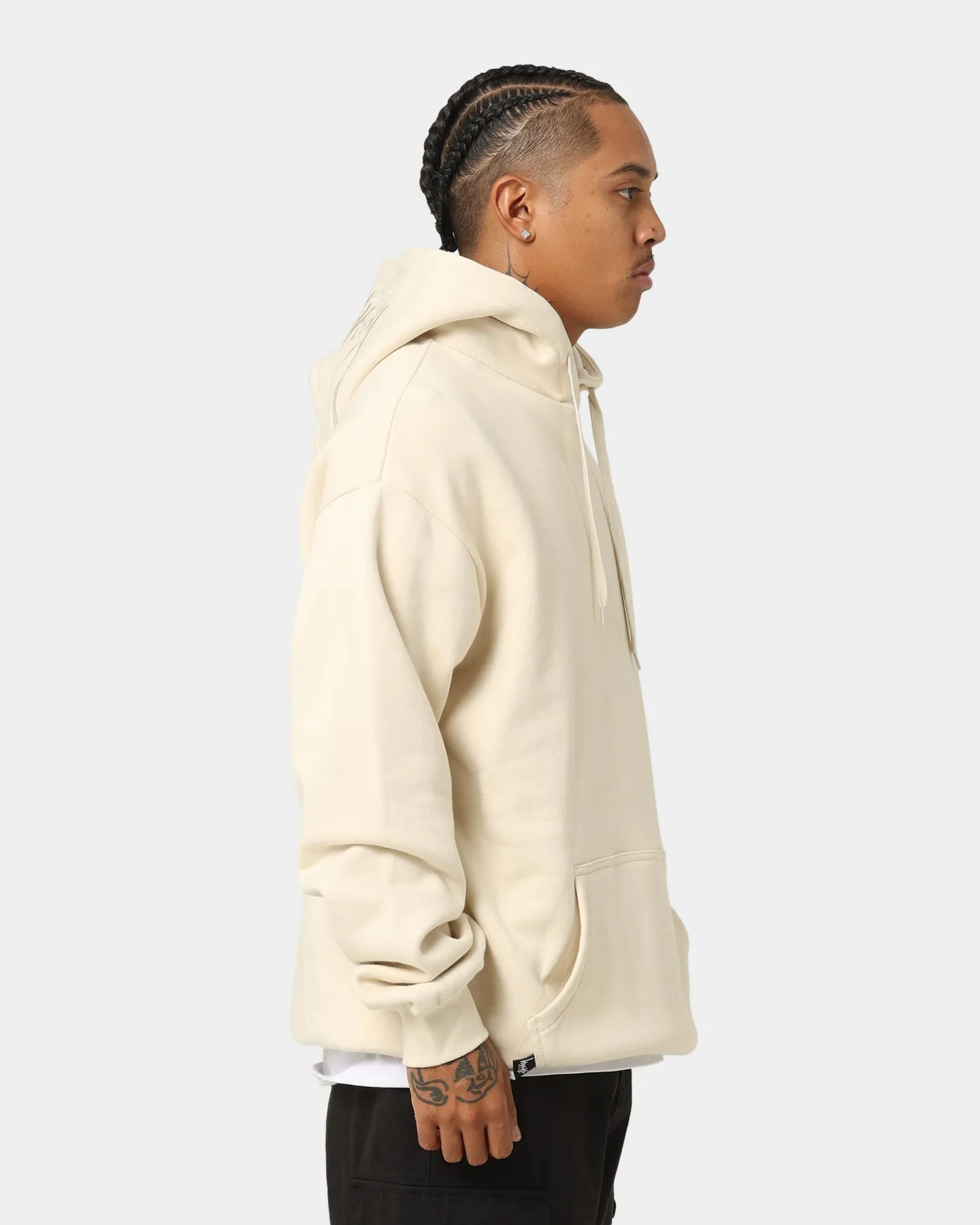 Stussy Back Appliqué 50/50 Hoodie Cream