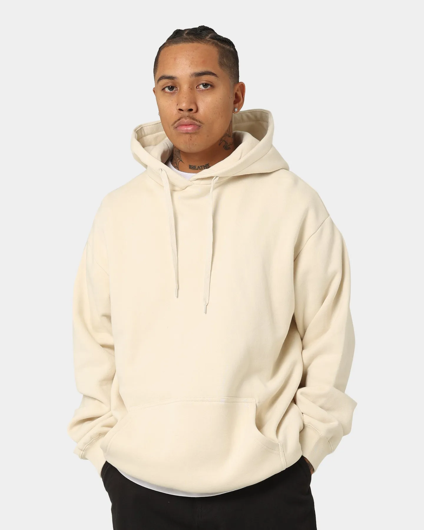 Stussy Back Appliqué 50/50 Hoodie Cream