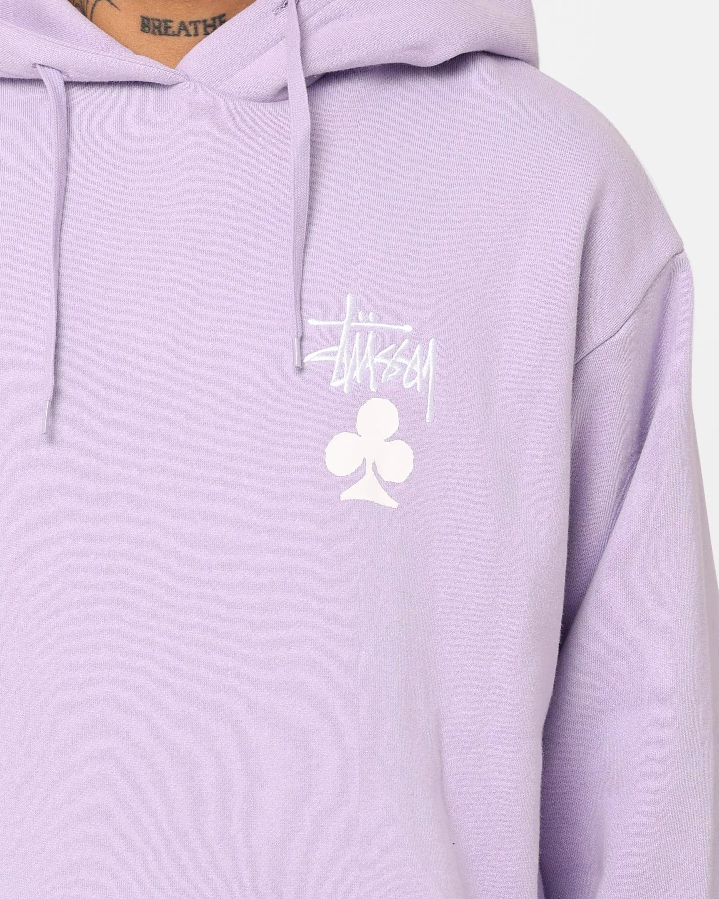 Stussy House Of Cards Hoodie Lilac