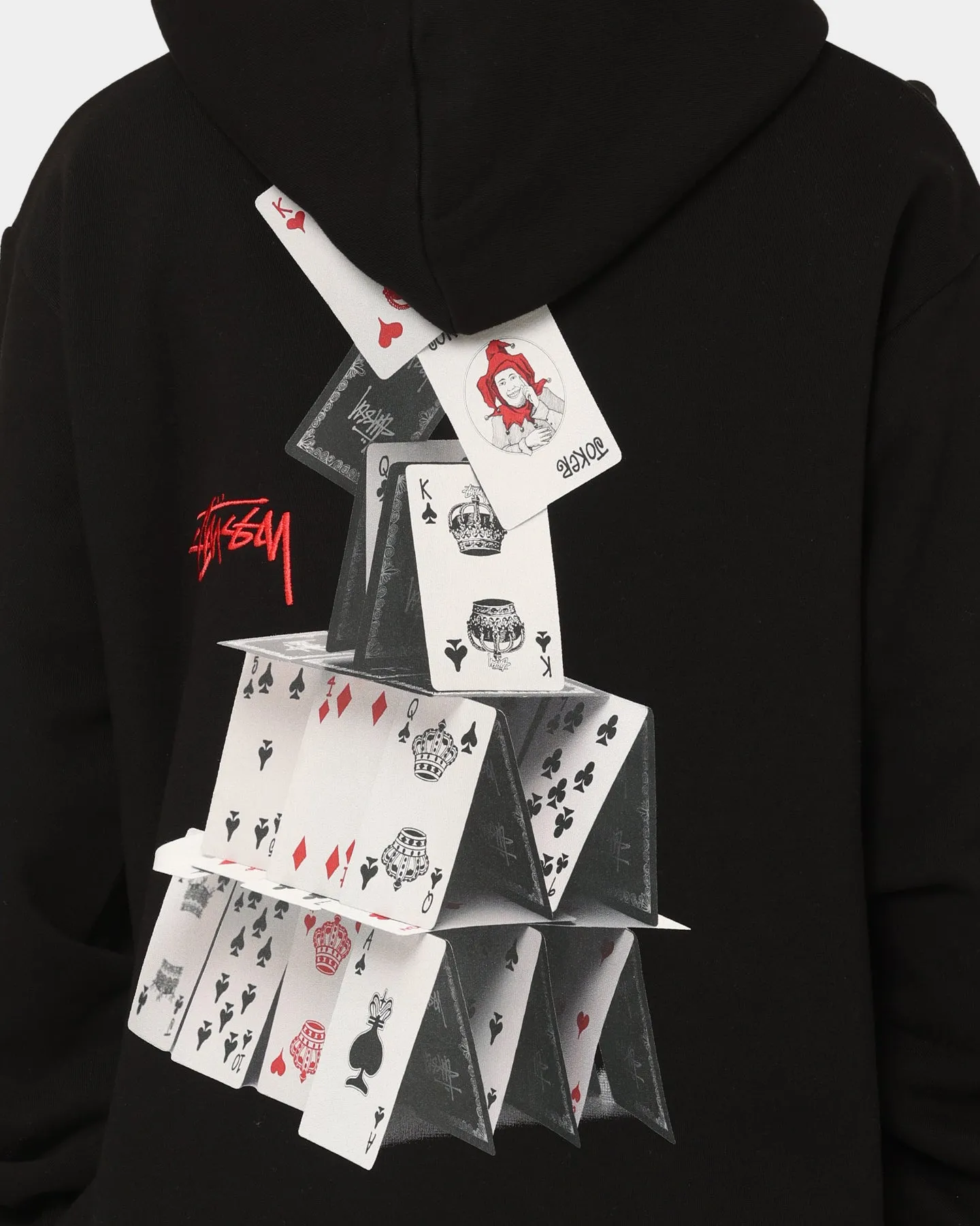 Stussy House Of Cards Hoodie Pigment Black