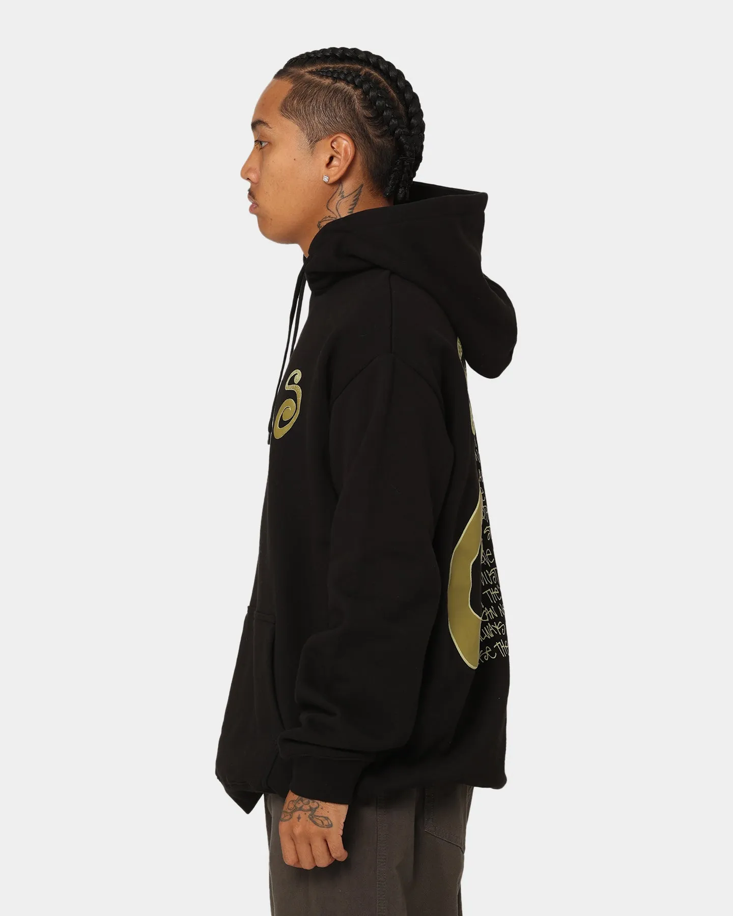 Stussy S IS Hoodie Black