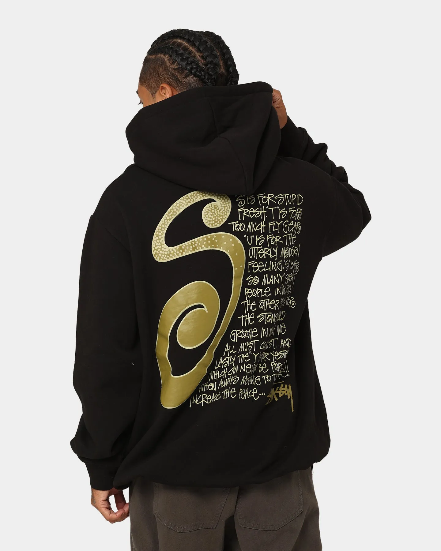 Stussy S IS Hoodie Black