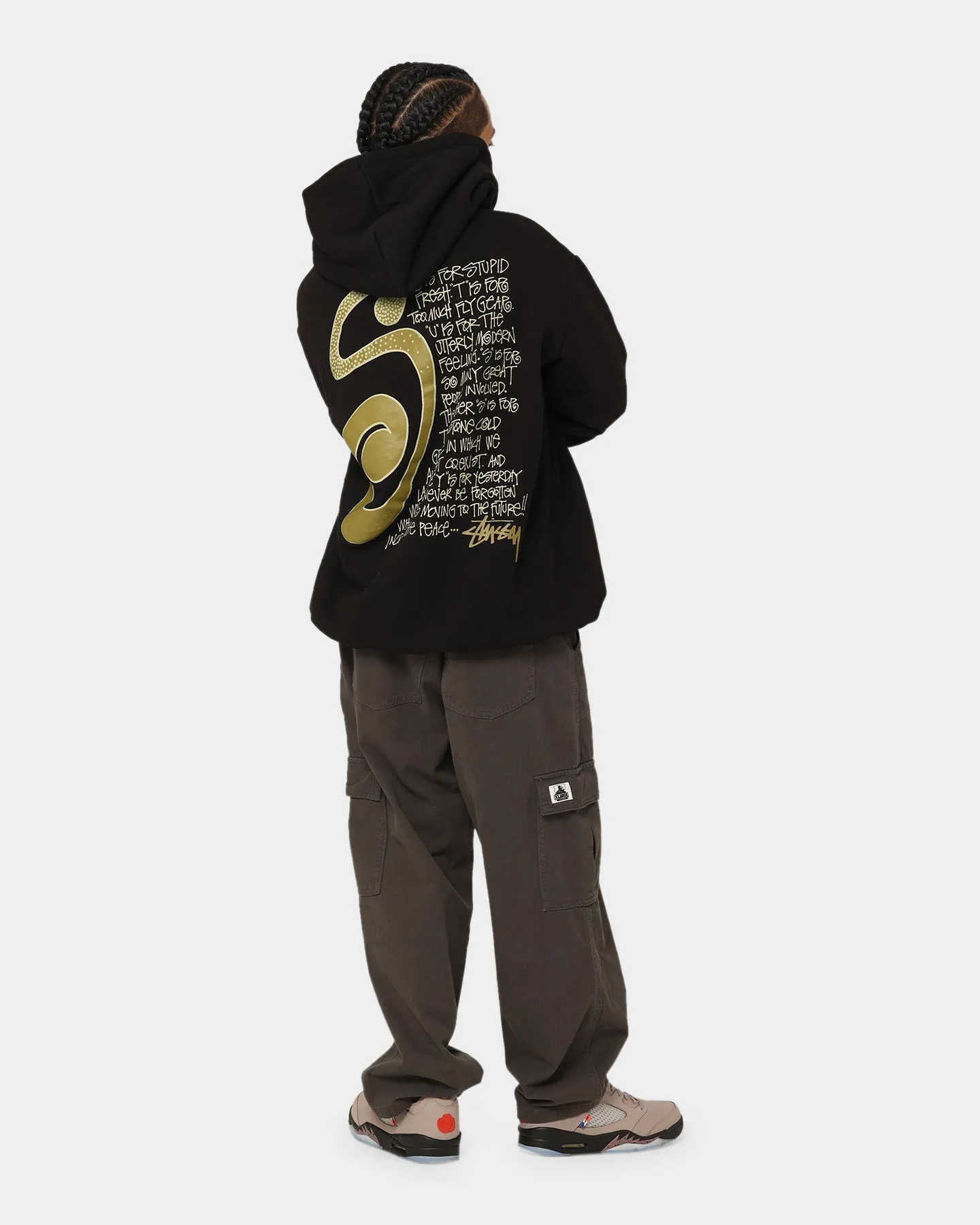 Stussy S IS Hoodie Black