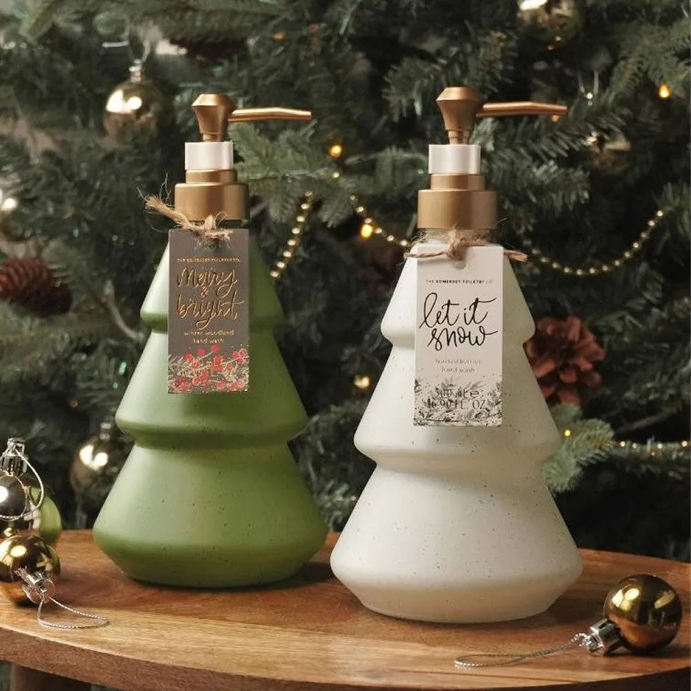 The Somerset Toiletry Co 500ml White Frosted Berries Xmas Tree Hand Wash