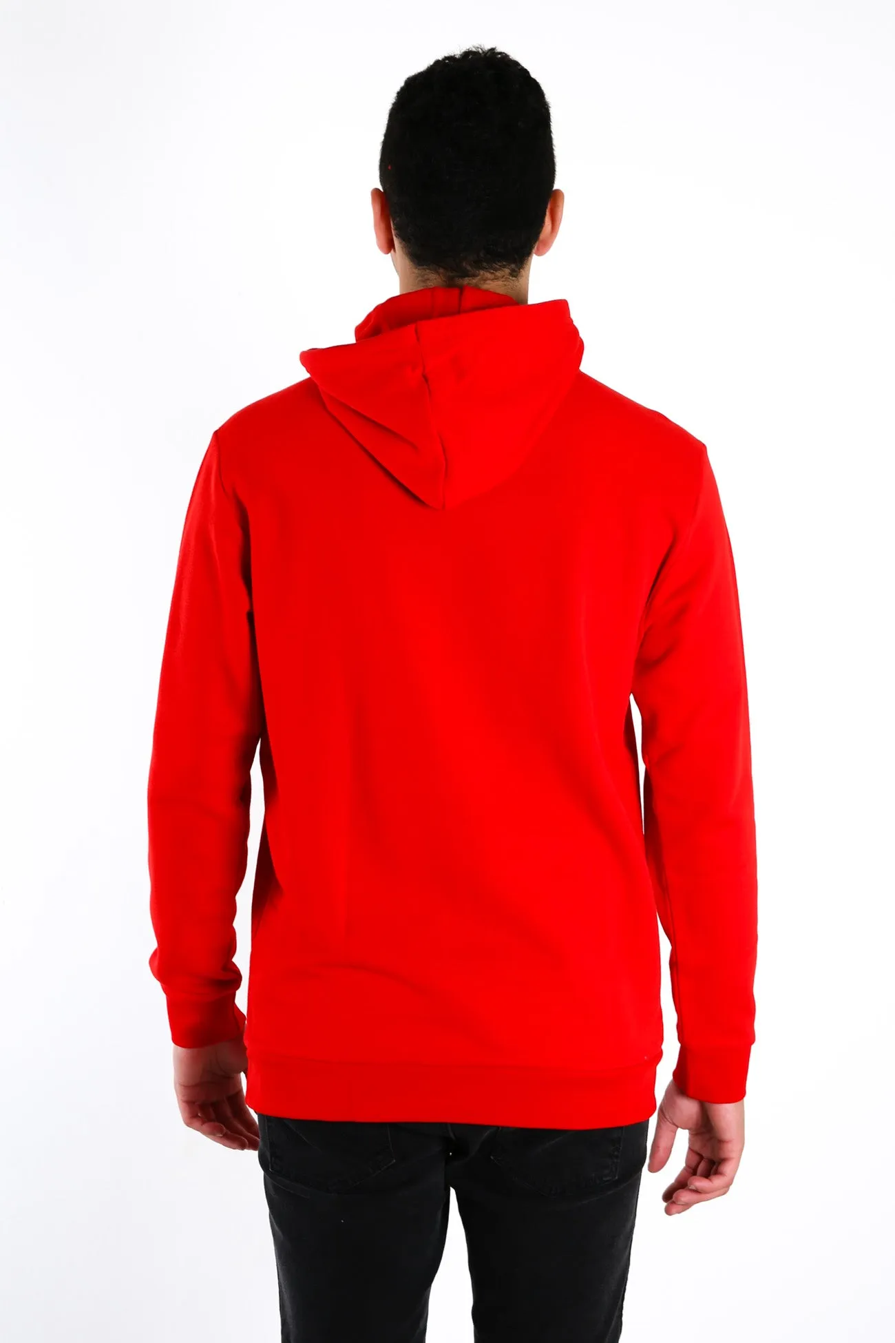 Trefoil Essentials Hoodie Scarlet