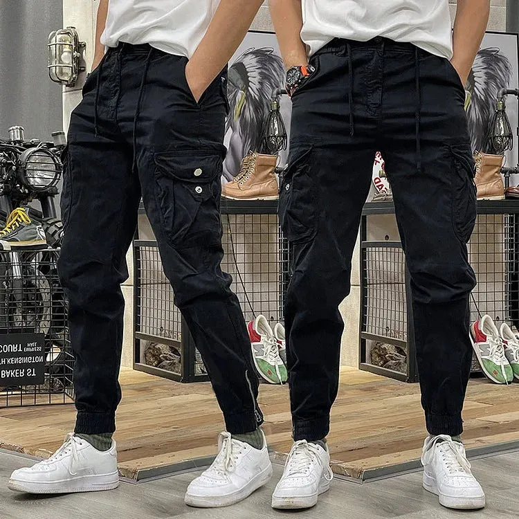 Trendy Men's Cargo Pants with Multiple Pockets | Ideal for Autumn/Winter