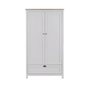 Tutti Bambini Verona Wardrobe - Dove Grey/Oak