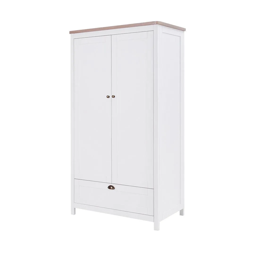 Tutti Bambini Verona Wardrobe - White/Oak