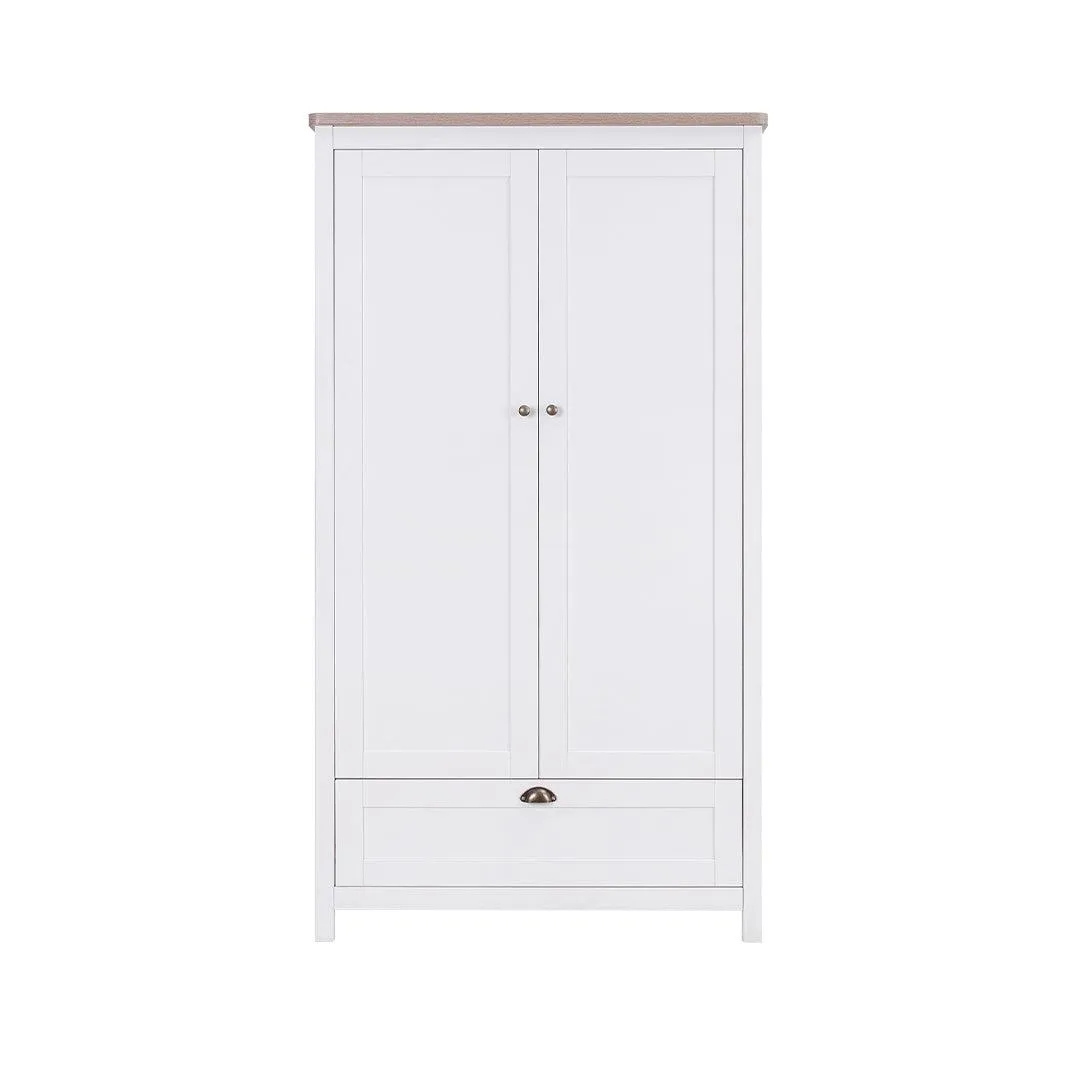 Tutti Bambini Verona Wardrobe - White/Oak