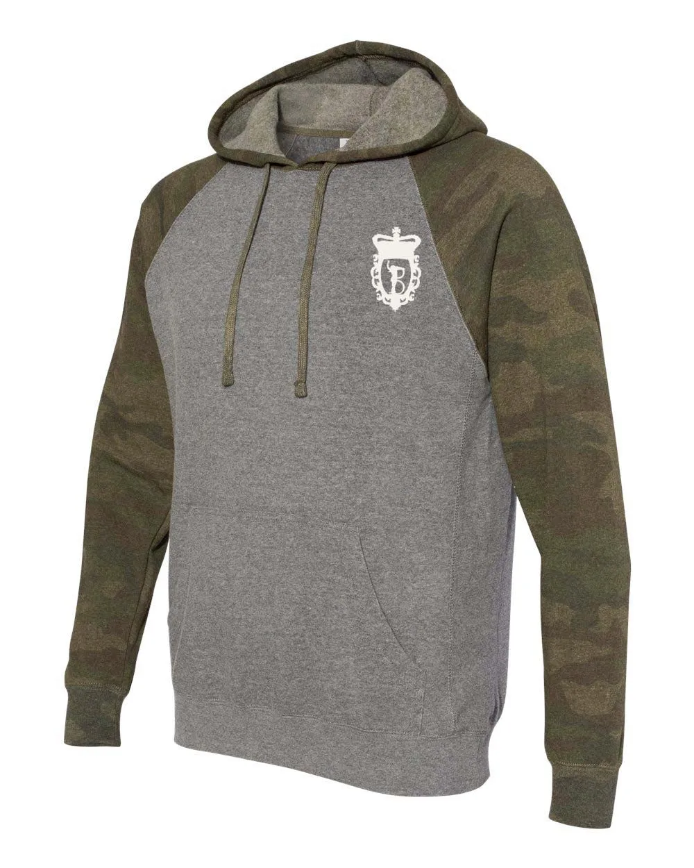 Unisex Camo Sweat Hoodie - Forest