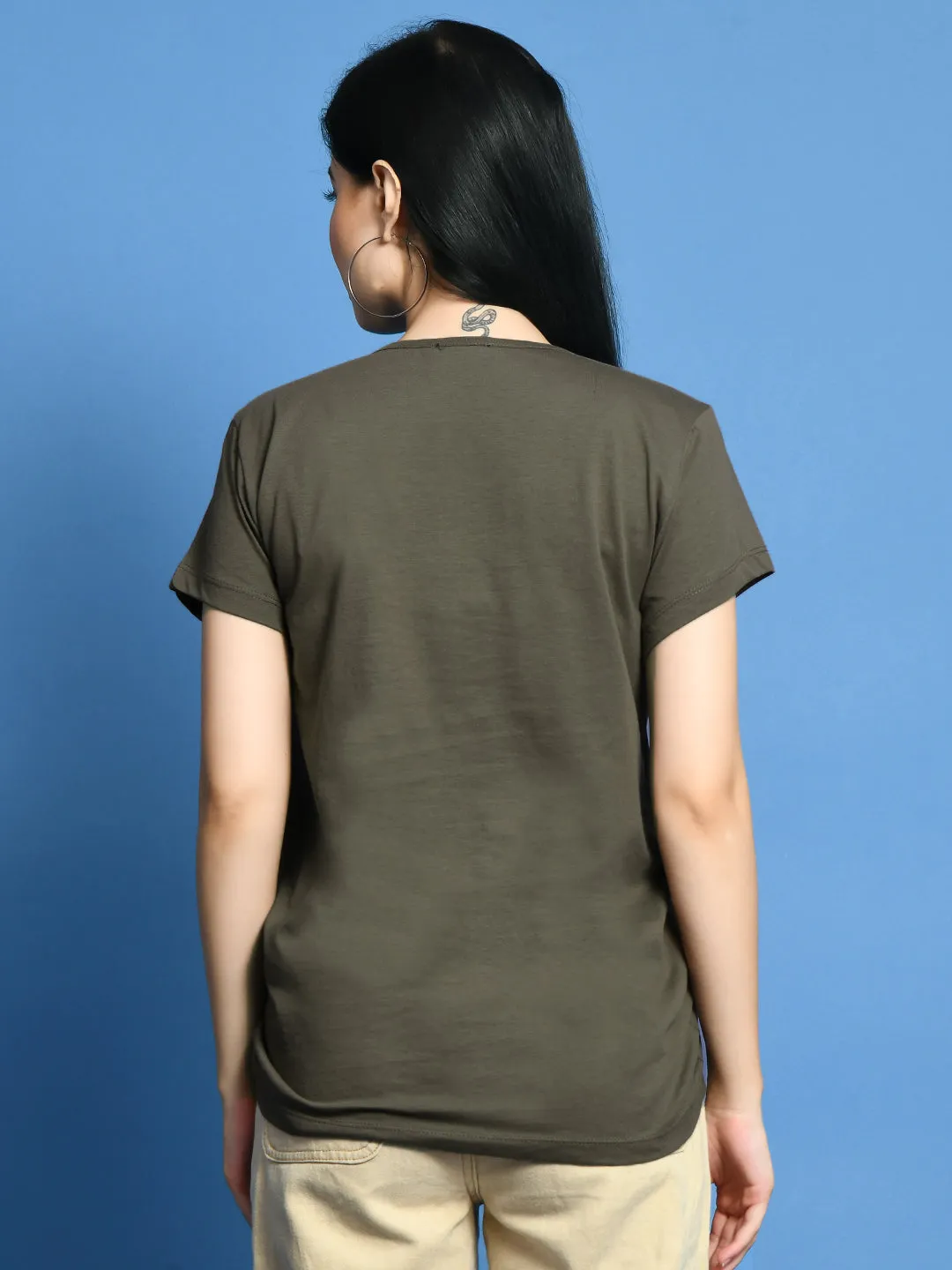 V-Neck Cotton T-Shirt