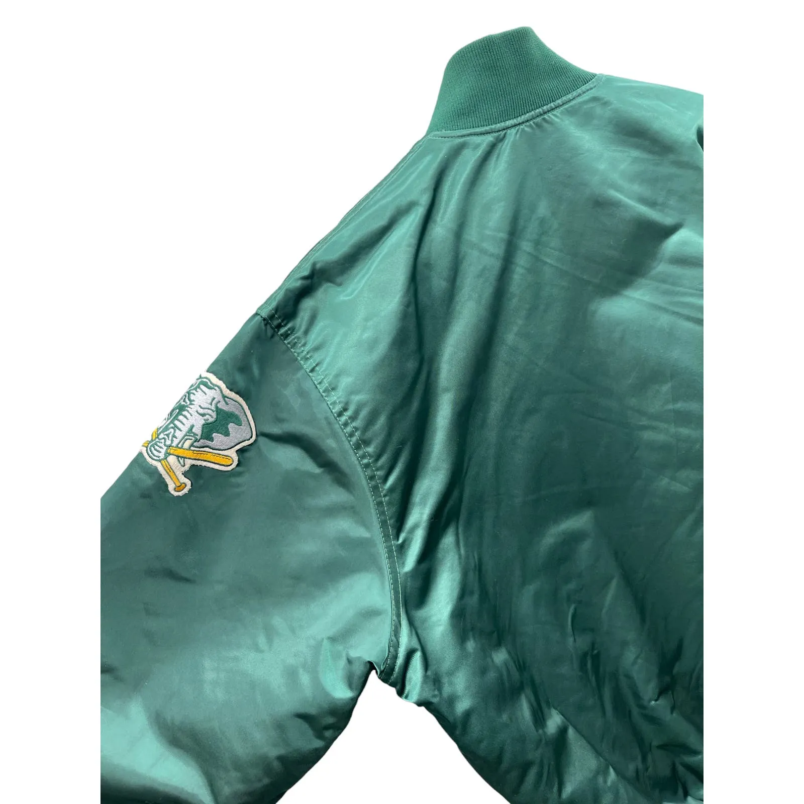 Vintage 1990's Oakland Athletics Starter Diamond Collection Baseball Jacket