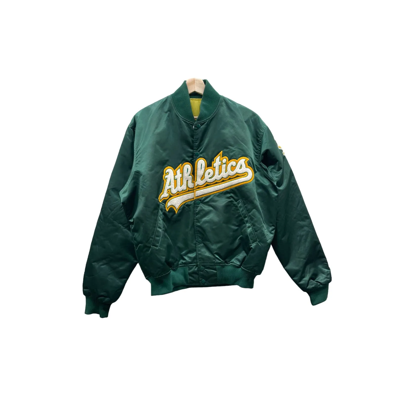 Vintage 1990's Oakland Athletics Starter Diamond Collection Baseball Jacket