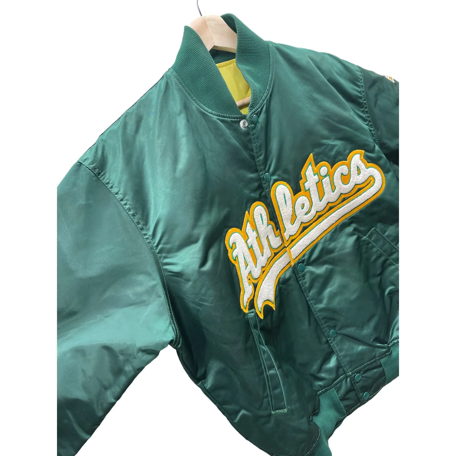 Vintage 1990's Oakland Athletics Starter Diamond Collection Baseball Jacket