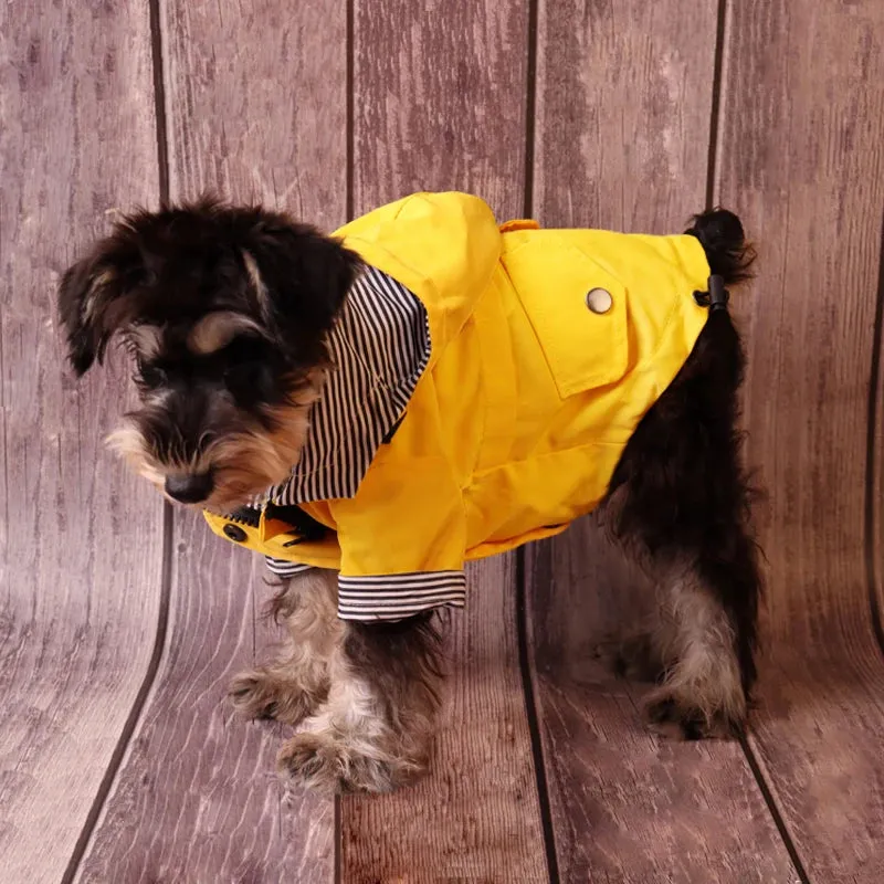 Weather-Ready Wardrobe: Large Dog Waterproof Raincoat - Windproof Jacket for Labrador, French Bulldogs, and All Dog Breeds, Ensuring Winter Warmth and Protection