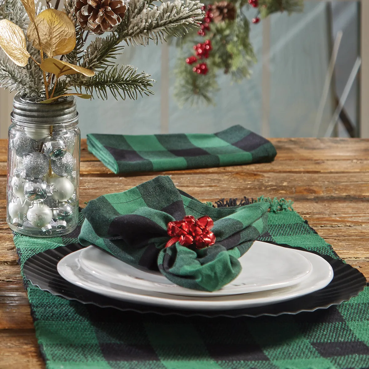 Wicklow Check Placemat - Forest (Set of 4)