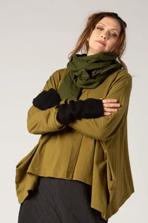 Wing Top in Olive Tokyo