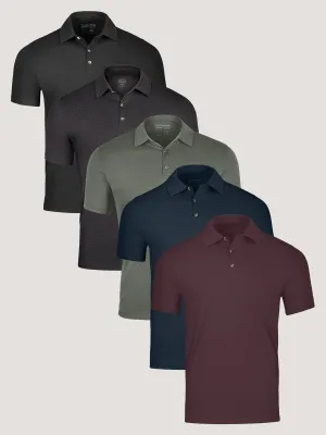 Winter Essentials Polo 5-Pack