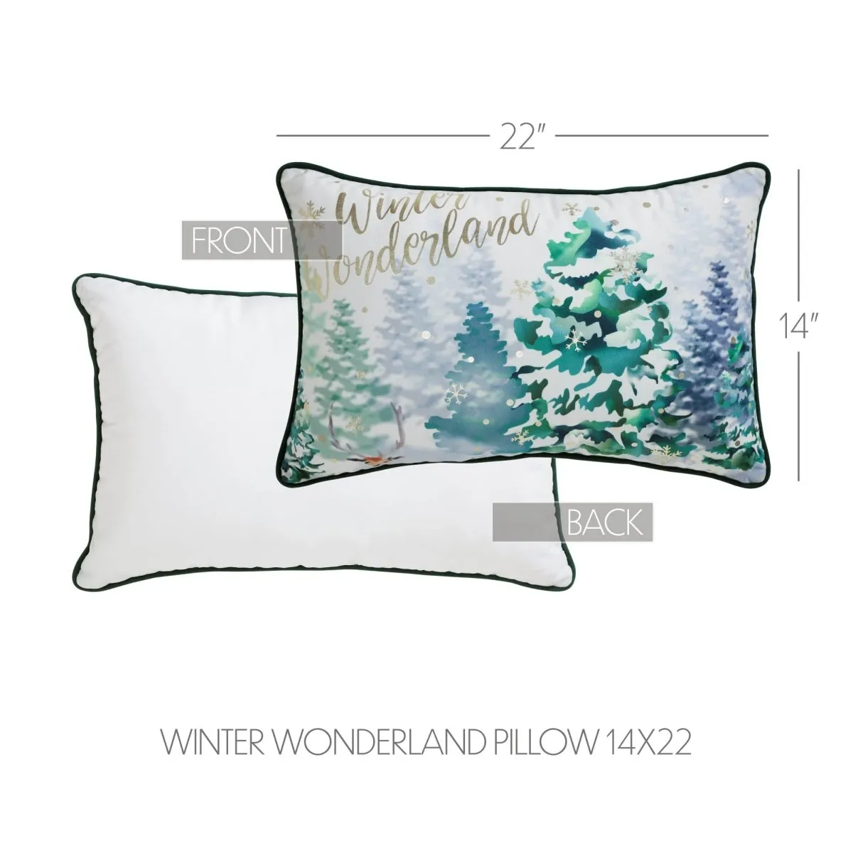 Winter Wonderland Christmas Pillow