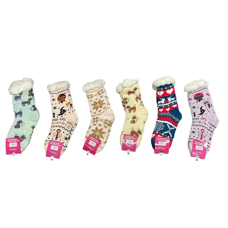 Women Sherpa Socks - One Size Fits Most