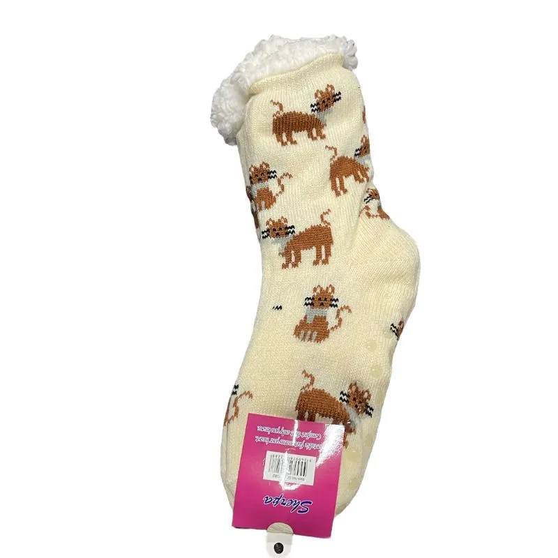 Women Sherpa Socks - One Size Fits Most