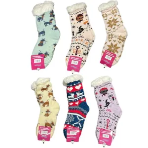 Women Sherpa Socks - One Size Fits Most