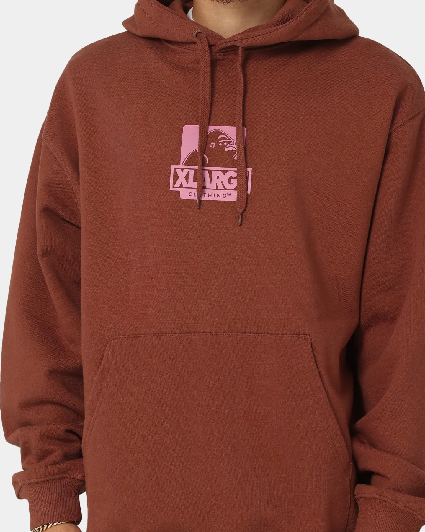 X-Large 91 Hoodie Brown/Pink