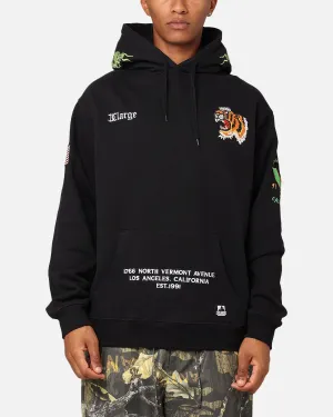 X-Large North Vermont Dragon Hoodie Solid Black